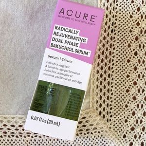Acure radically rejuvenating dual phase bakuchoil serum